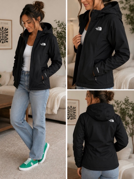 The North Face Jackets & Blazers - The North Face Black Hooded Ski & Snow Jacket